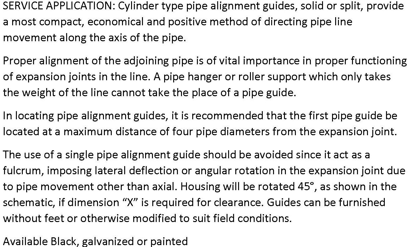 PIPE GUIDES I. RAUCH'S SONS INC.